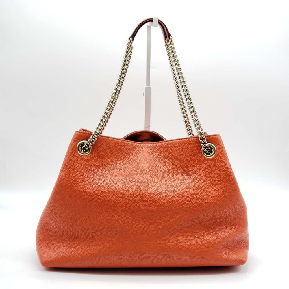 Authentic Gucci Soho on Chain Leather Shoulder Bag - Picture 3 of 15